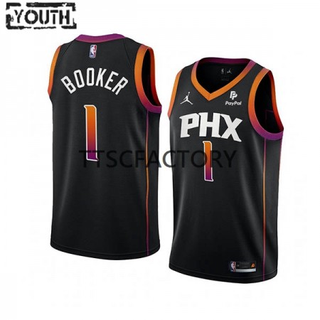 Phoenix Suns Devin Booker 1 Jordan 2022-23 Statement Edition Musta Lasten Pelipaidat Swingman